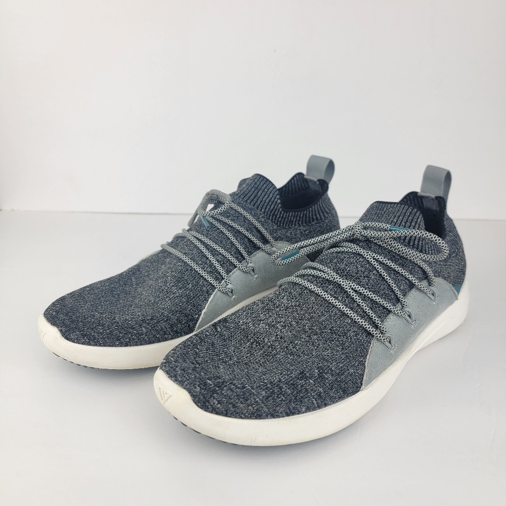 VESSI Cityscape Gray Knit Waterproof Shoes Women's 10
